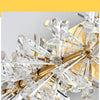 Kora Cristal et Métal Doré Éclatant