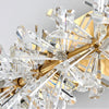 Kora Cristal et Métal Doré Éclatant