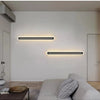 Rectangle Aluminium Noir et Blanc Minimaliste — Lumio