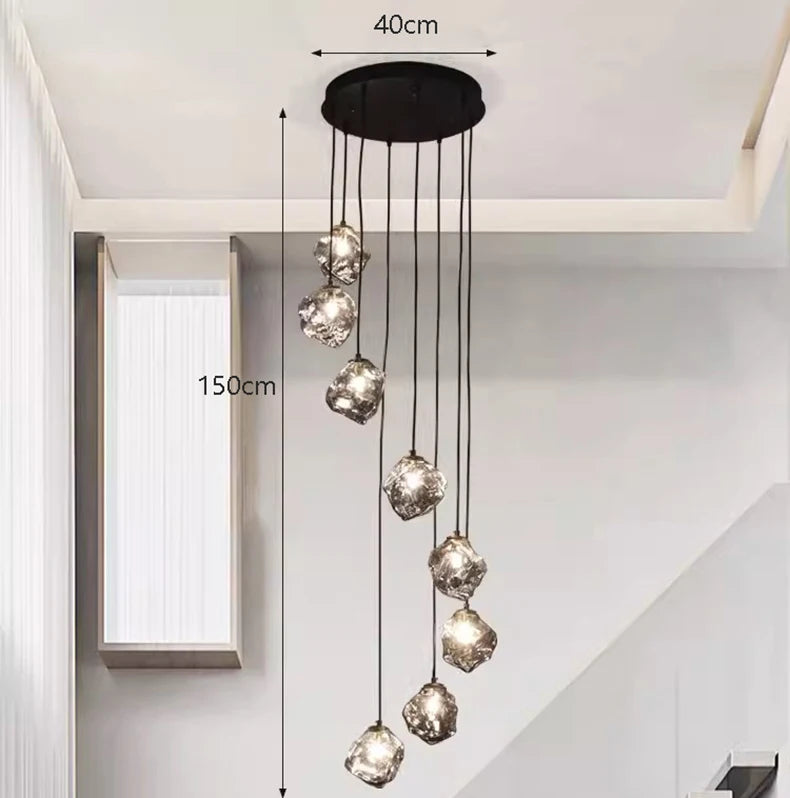 Suspension Anneau Métal Blanc Minimaliste Design - Cuisine Salon Salle à Manger — Zénon