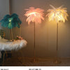 Lumis233 Plumes Rose Poudré Style Nordique