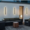 Rectangle Aluminium Noir et Blanc Minimaliste — Lumio