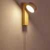 Estrella Cylindre Béton Brut et Bois Naturel