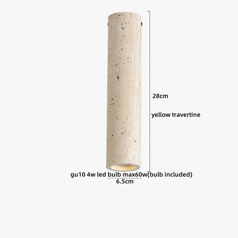 Rasha Anneau Pierre Beige Minimaliste
