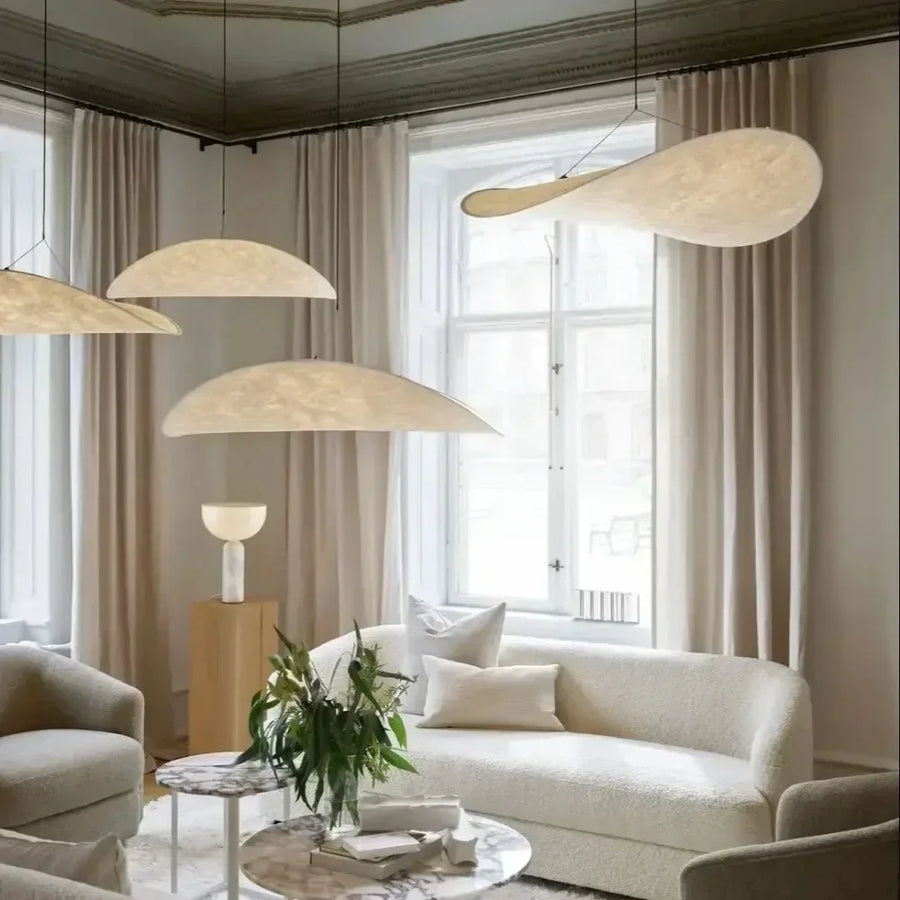 Sela Nuage Tissu Blanc Minimaliste