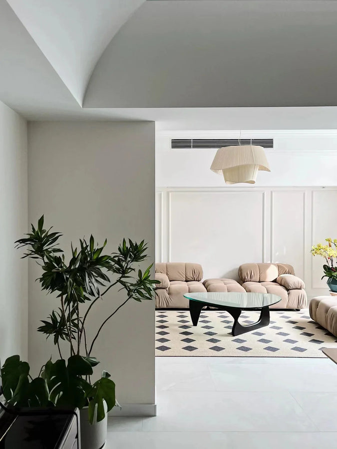Sela Nuage Tissu Blanc Minimaliste