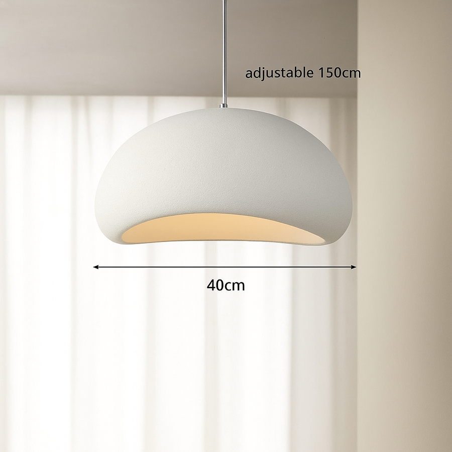 Suspension Cylindres Verre Fumé et Métal Noir - Chambre Salon Cuisine — Tubis