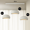 Suspension Cylindres Verre Fumé et Métal Noir - Chambre Salon Cuisine — Tubis