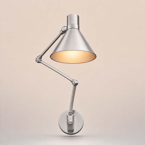 Lars Bras Articulé Métal Chromé Minimaliste
