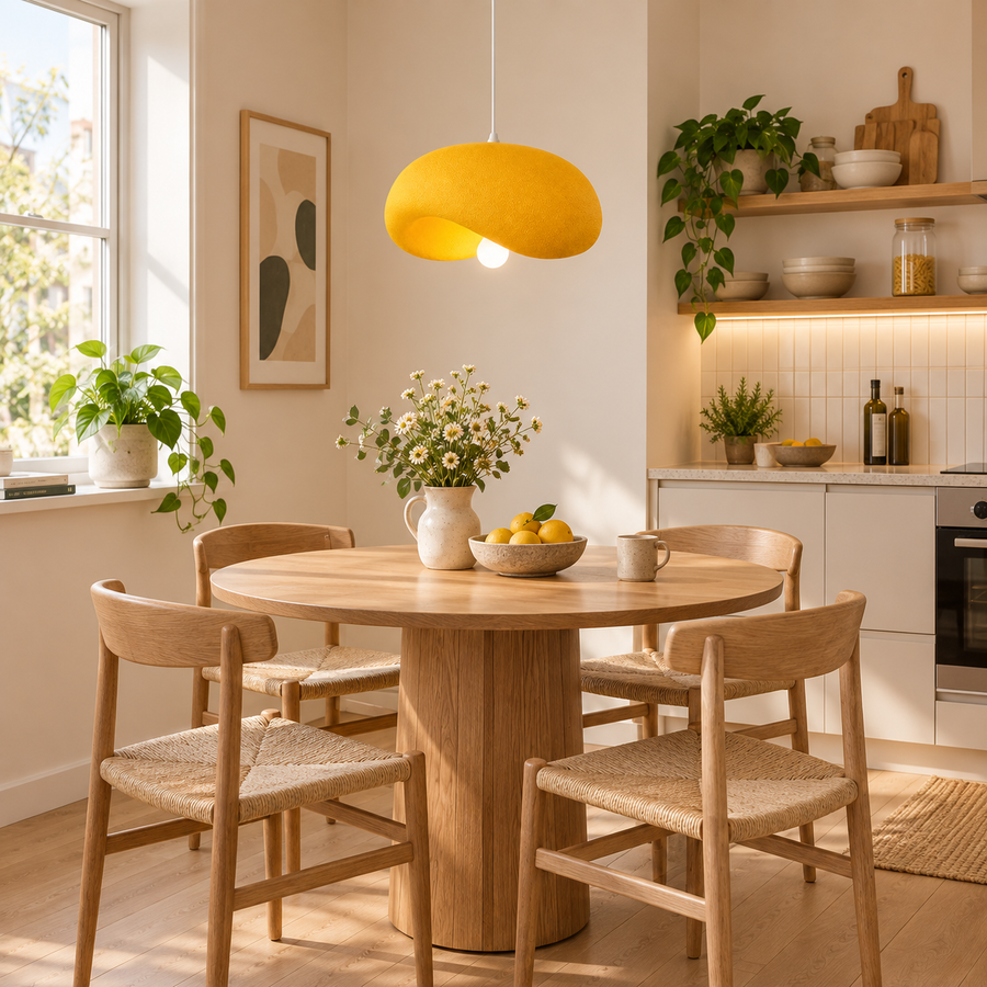 Brume — suspension nuage, ambiance jaune