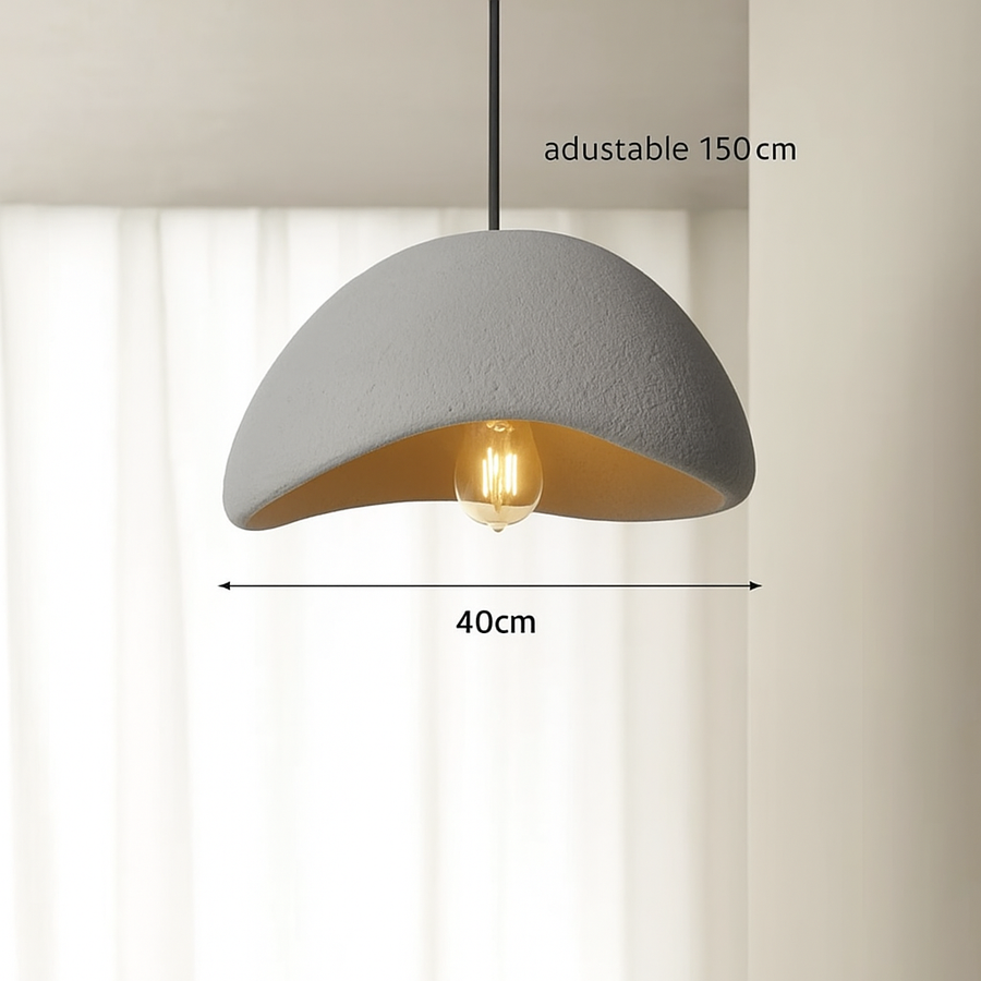 Suspension Cylindres Verre Fumé et Métal Noir - Chambre Salon Cuisine — Tubis