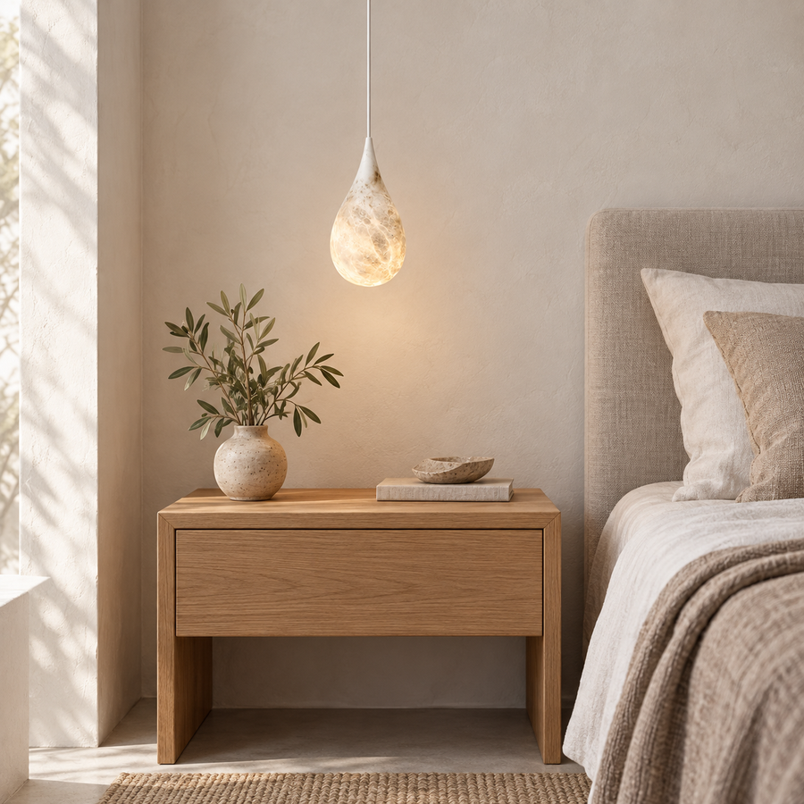 Larme modèle A 20 × 10 cm — petite suspension dans une chambre