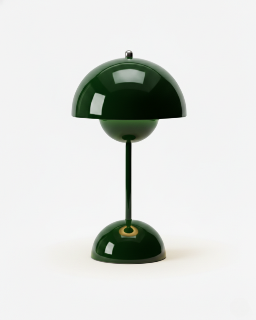 Noma — lampe champignon sans fil, finition vert