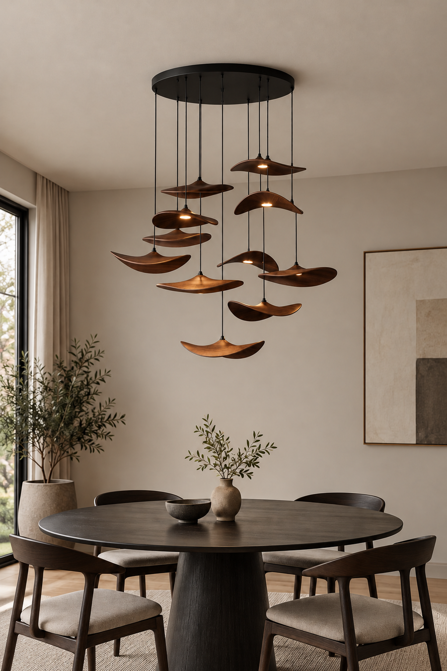 Lustre | Fuste — vue verticale du produit, cadrage élargi