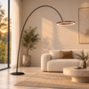 Lampadaire | Halo — vue verticale du produit, cadrage élargi