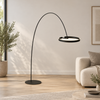 Lampadaire | Halo — vue verticale du produit, cadrage élargi