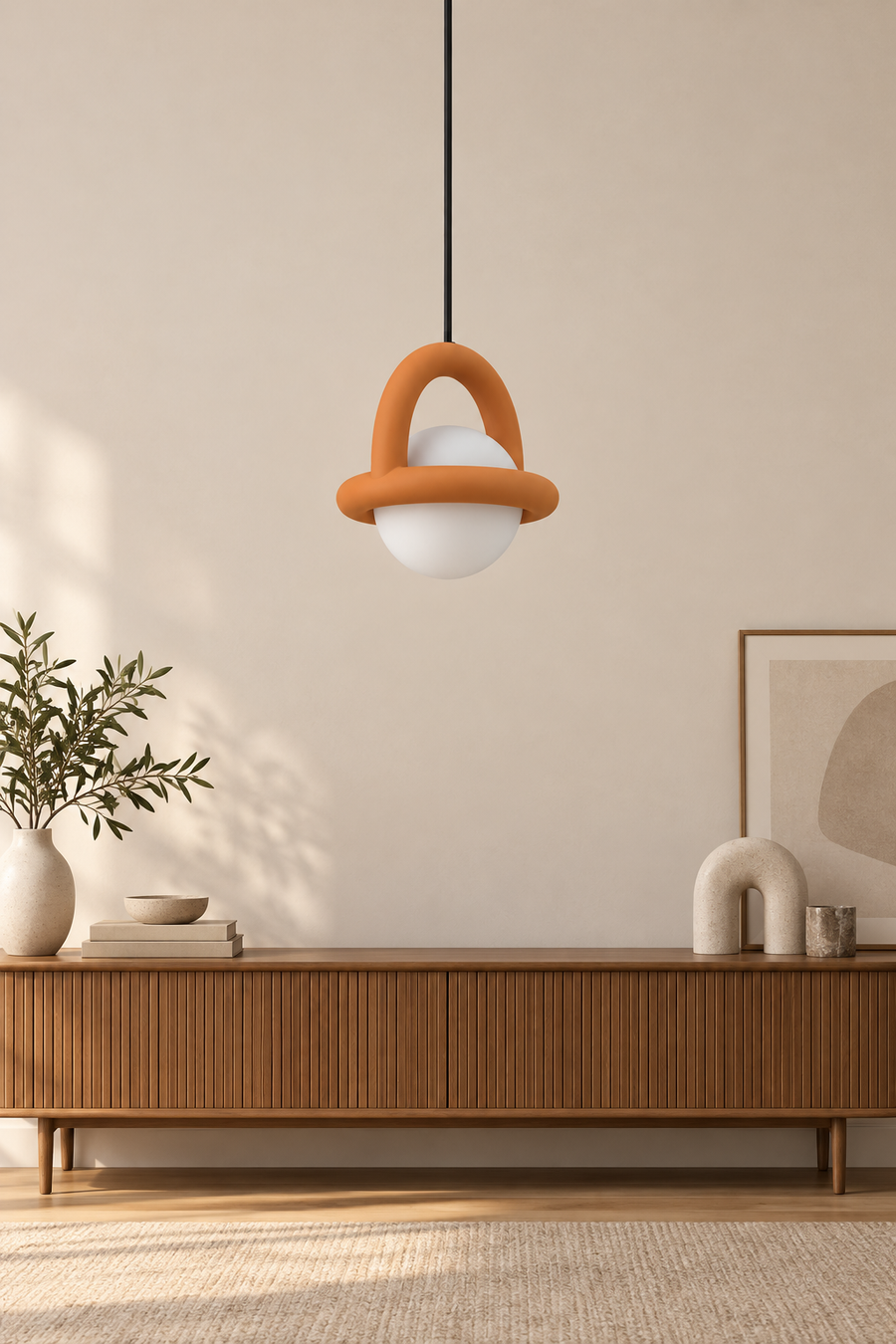 Suspension | Orbit — vue verticale du produit, cadrage élargi