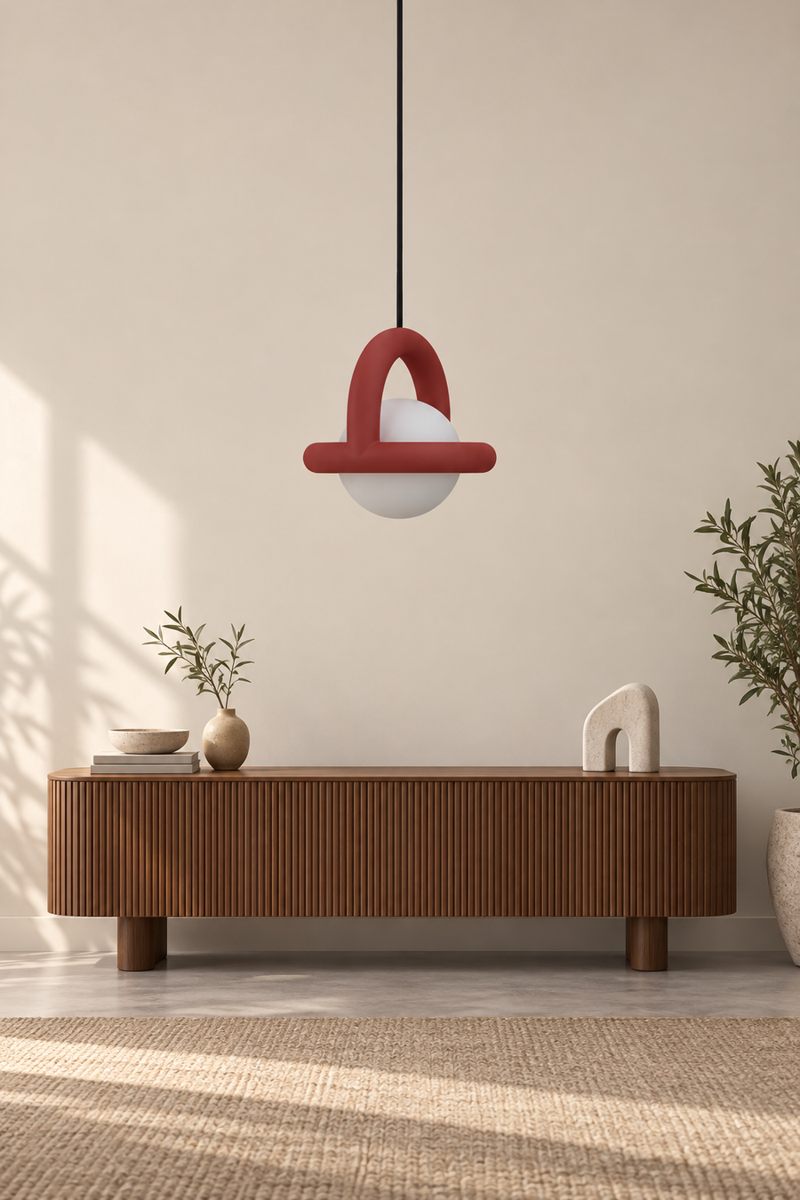 Suspension | Orbit — vue verticale du produit, cadrage élargi