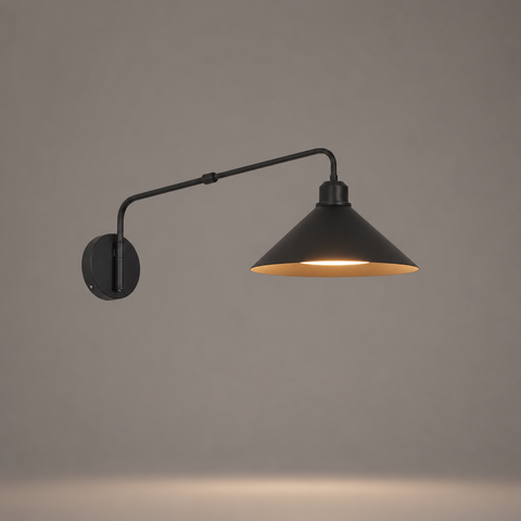 Vald Bras Long Acier Noir Mat