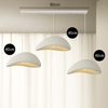 Suspension Cylindres Verre Fumé et Métal Noir - Chambre Salon Cuisine — Tubis