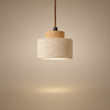 Suspension Cylindre Métal Noir Minimaliste Épuré Design - Chambre Salon Cuisine — Calypso