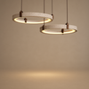 Lustre Suspension Cascade Sphères Verre Transparent et Métal Chromé - Salon Salle à Manger — Lothaire