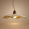 Suspension Anneau Bois Naturel Épuré Design - Cuisine Chambre Salon — Lucide