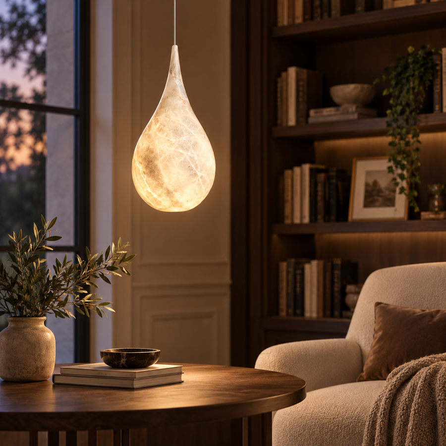 Larme — suspension en ambiance — corps 45 cm