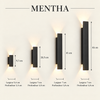 Mentha — noir — dimensions 9,7 / 20,5 / 41 / 61 cm