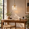 Presto — 28 cm de hauteur, diamètre 20 cm — verre transparent — ambiance