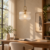 Presto — 32 cm de hauteur, diamètre 26 cm — verre transparent — ambiance