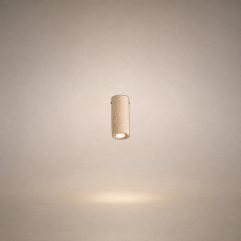 Plafonnier Cylindre Liège Naturel Minimaliste Design Moderne - Salon Chambre Salle à Manger — Antares