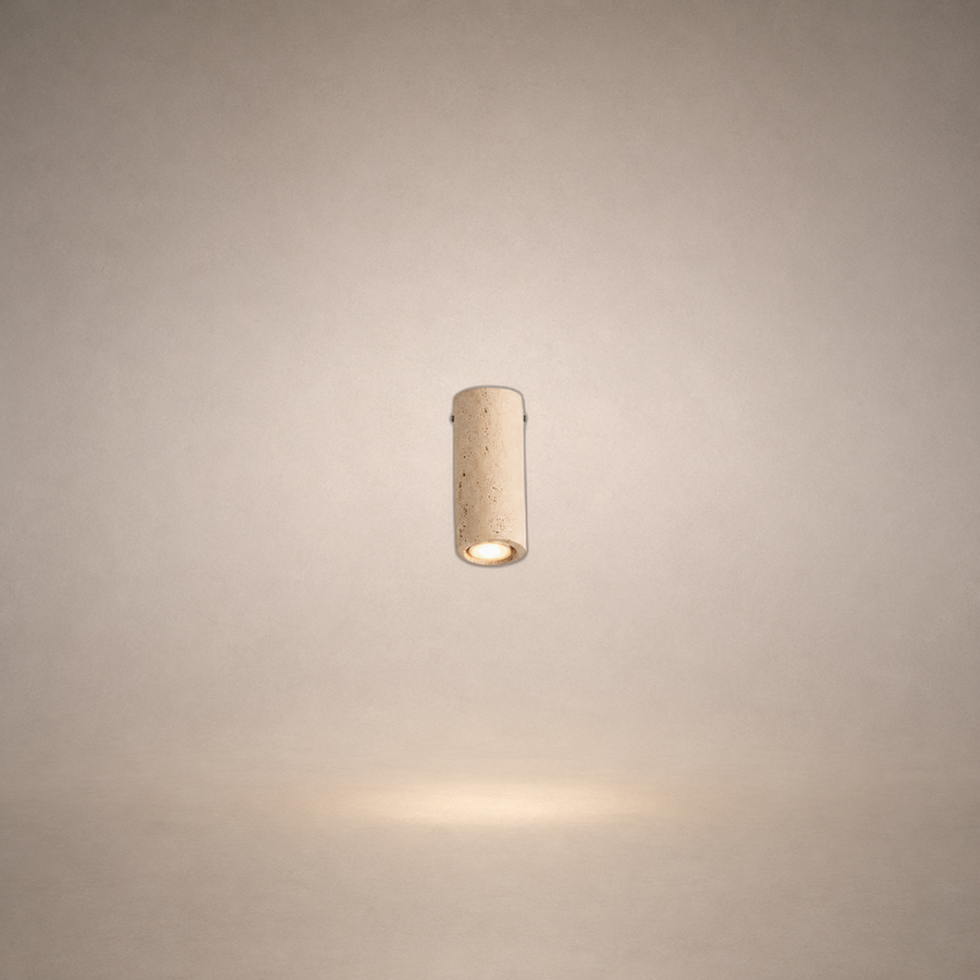 Plafonnier Cylindre Liège Naturel Minimaliste Design Moderne - Salon Chambre Salle à Manger — Antares