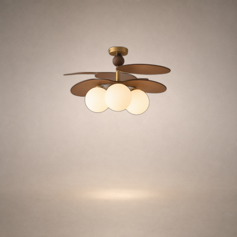 Plafonnier Suspension Plafonnier Nuage Métal Doré Étincelant Sculptural Design - Chambre Salon Cuisine — Alto