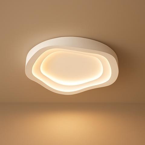 Plafonnier Cylindre Céramique Blanche Minimaliste Design Moderne - Salle de Bain Salon Chambre — Saki