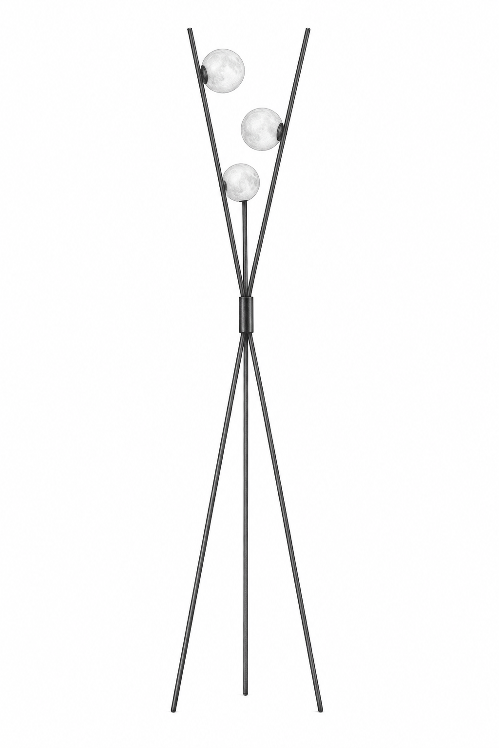 Croquis au graphite de Solis, Lampadaire