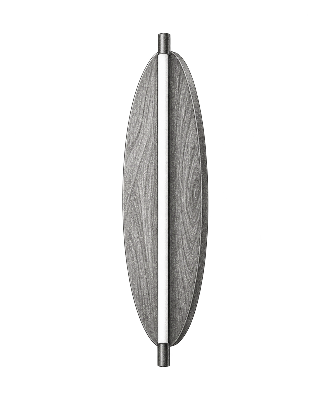 Croquis au graphite d’Ovalo, Vue de face